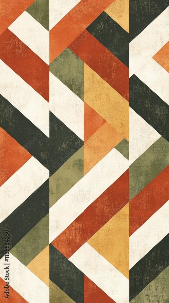 Fototapeta premium Geometric Abstract Pattern Design