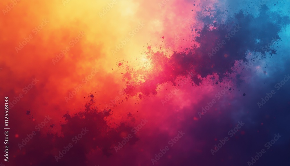Vibrant Gradient Blends Overlaid with Noise and Grain Textures for a Powerful Abstract Digital Art Design Vibrant Gradient Blends Overlaid with Noise and Grain Textures for a Powerful Abstract Digital Art Design