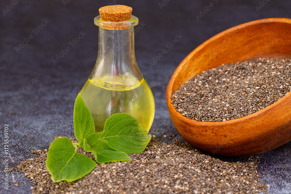 Chia plant and chia seeds and oil are a flowering plant from the mint family native to central and southern Mexico.