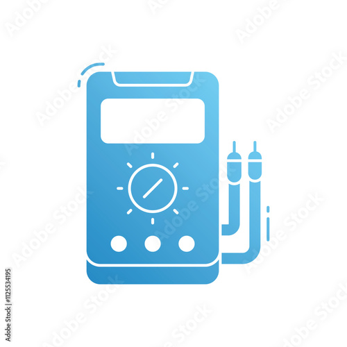 Voltmeter vector icon