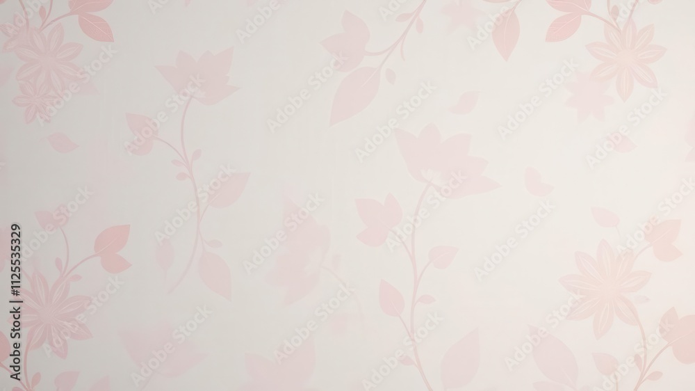 Plaster background with elegant floral pattern in soft pastel colors, pastel, texture Plaster background with elegant floral pattern in soft pastel colors, pastel, texture