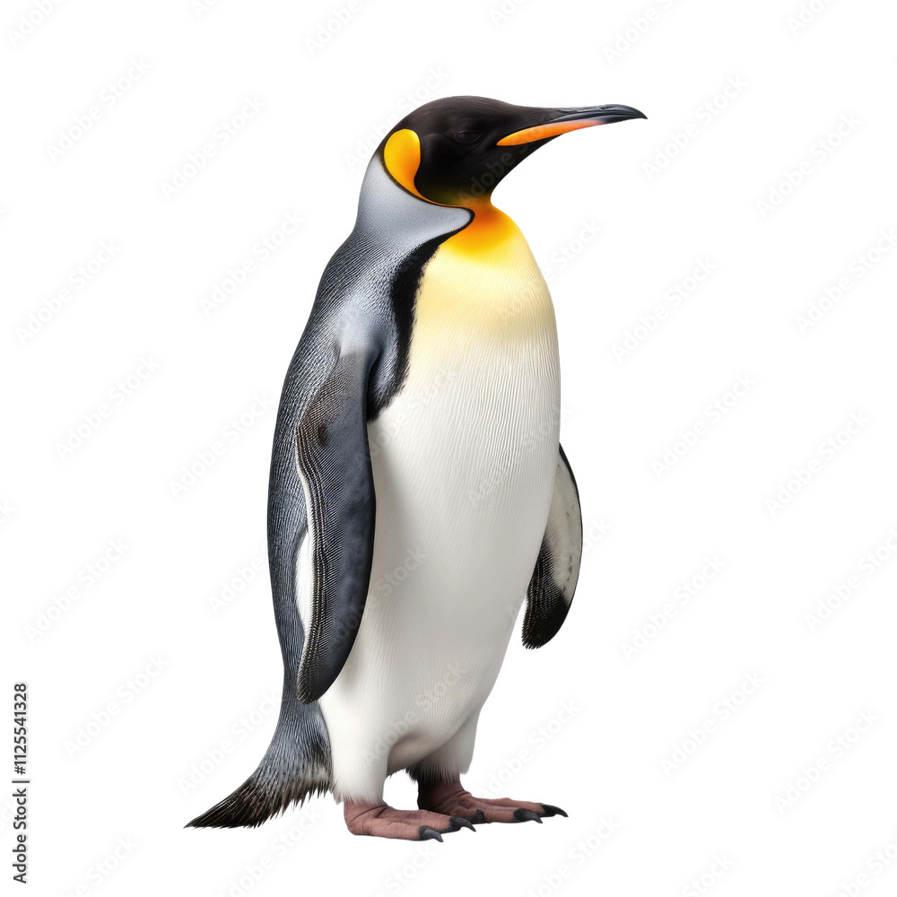 Obraz premium penguin isolated on a white transparent background 