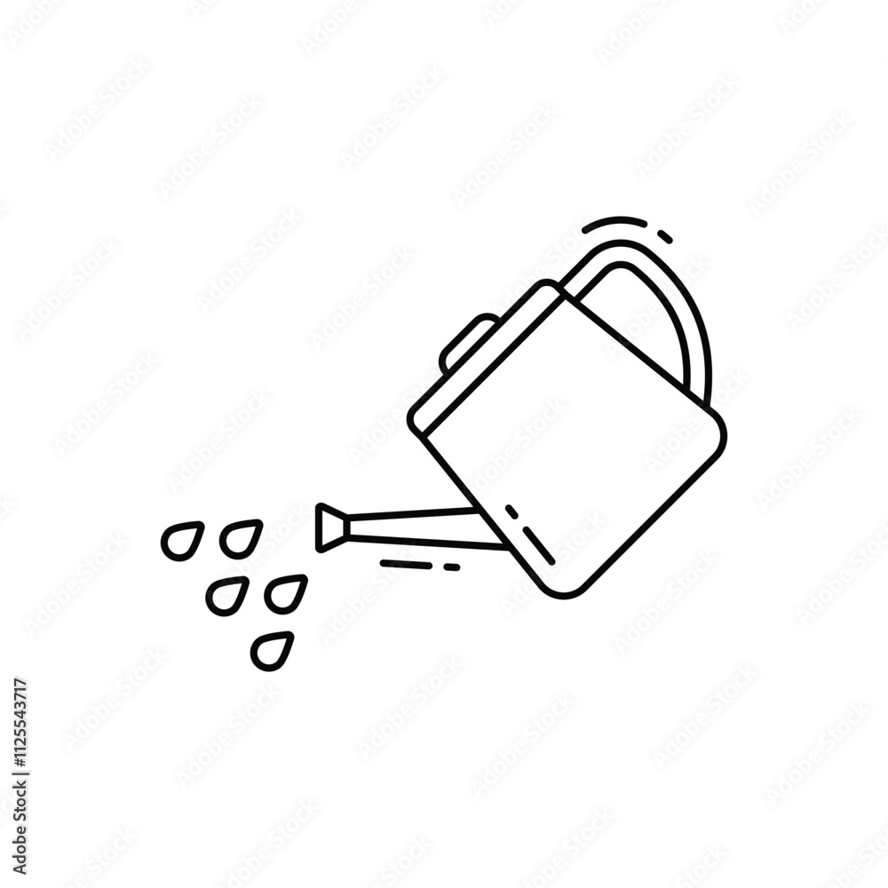 Watering vector icon