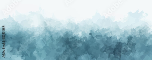 Monochrome watercolor background with varying shades of a single color, flat, vector illustration.