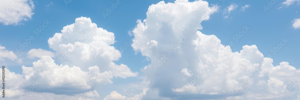 Beautiful white fluffy clouds floating against a clear blue sky on a sunny summer day, clouds, fluffy Beautiful white fluffy clouds floating against a clear blue sky on a sunny summer day, clouds, fluffy