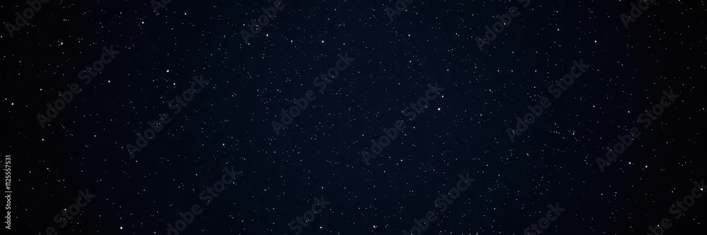 Fototapeta premium Night sky filled with sparkling stars against a black background, dark, sparkling