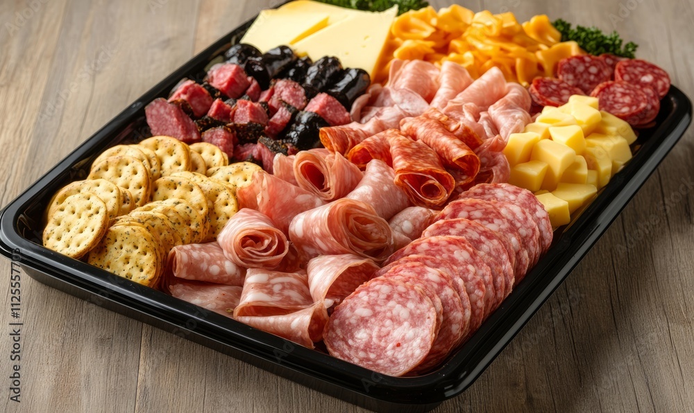 Assorted Deli Meats and Cheeses Platter Assorted Deli Meats and Cheeses Platter