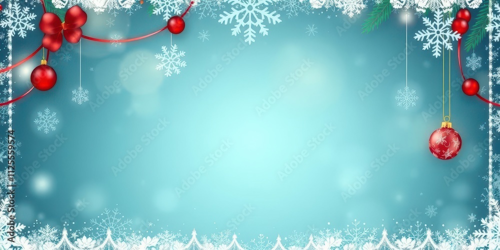 Snowflake border vector illustration for Christmas card design, card, background, decoration Snowflake border vector illustration for Christmas card design, card, background, decoration