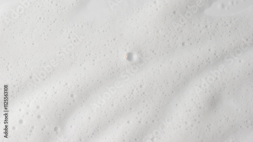 Abstract background white soapy foam texture. Shampoo foam with bubbles