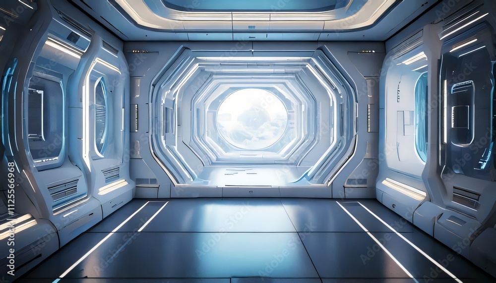 3D rendering architectural futuristic background 3D rendering architectural futuristic background