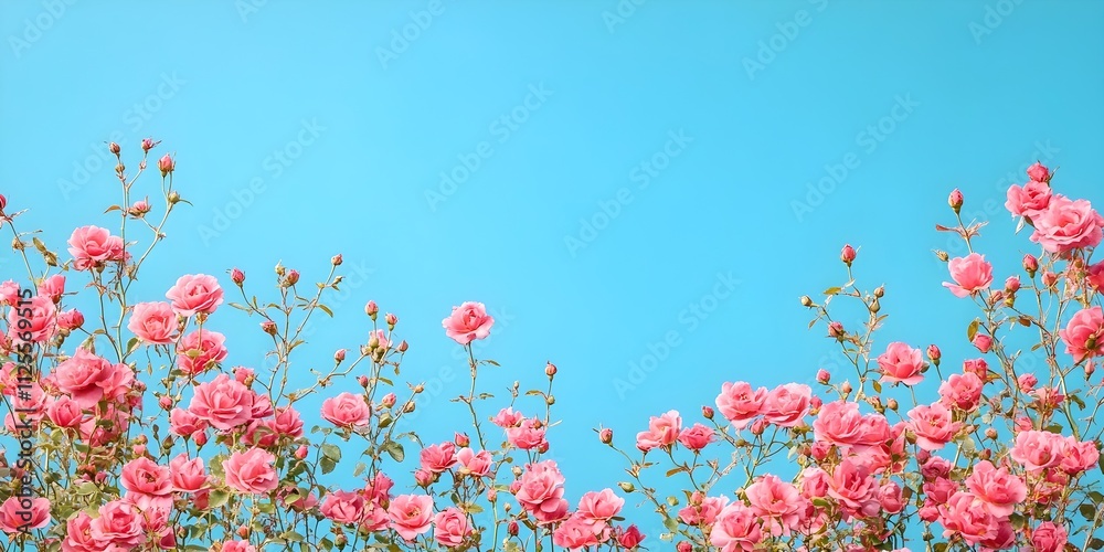 Spring background with blooming flowers Spring background with blooming flowers