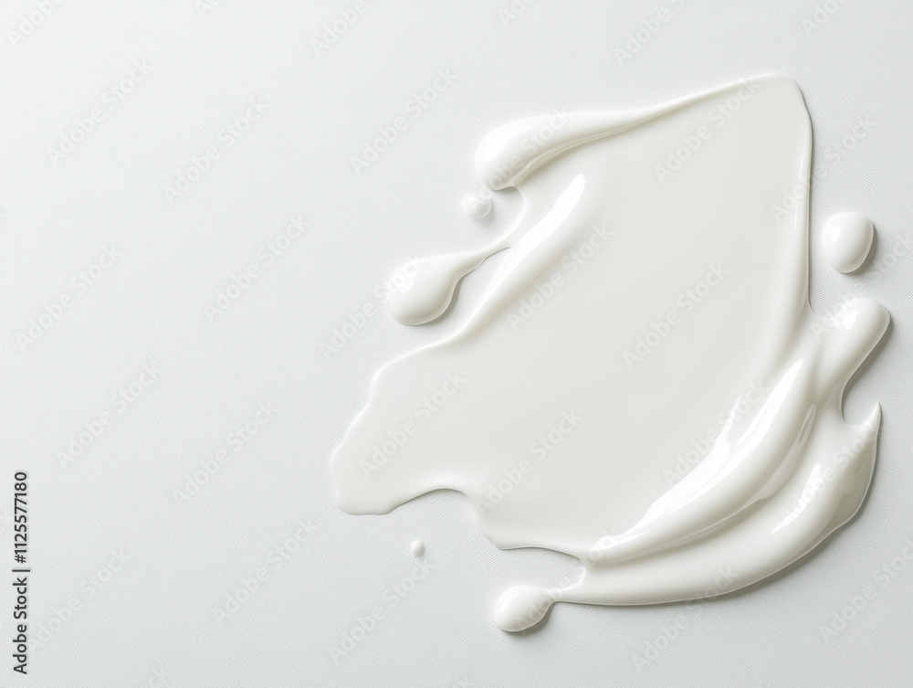 beautiful white cosmetic cream drop beautiful white cosmetic cream drop