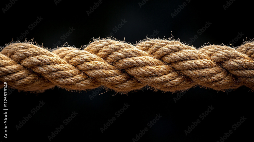close-up of a fraying rope breaking in the middle, held tightly by two opposing hands. Symbolizes conflict, tension, division, struggle, resilience, or the breaking point in relationships close-up of a fraying rope breaking in the middle, held tightly by two opposing hands. Symbolizes conflict, tension, division, struggle, resilience, or the breaking point in relationships
