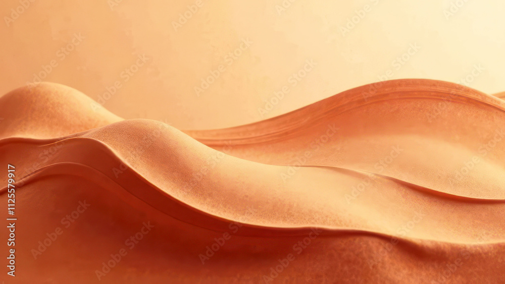 Abstract curves in warm tones evoking serene desert dunes, mocha mousse Abstract curves in warm tones evoking serene desert dunes, mocha mousse
