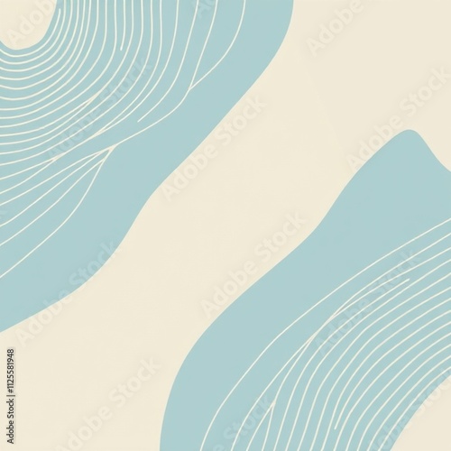Linear Flat Abstract Lines Seamless Pattern