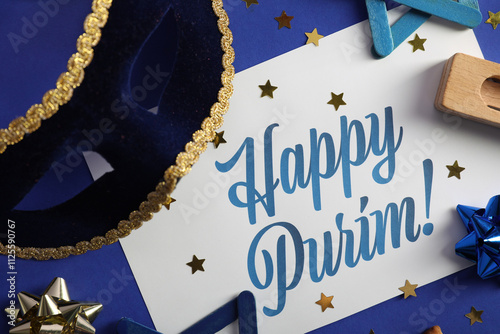 Greeting card with text HAP...