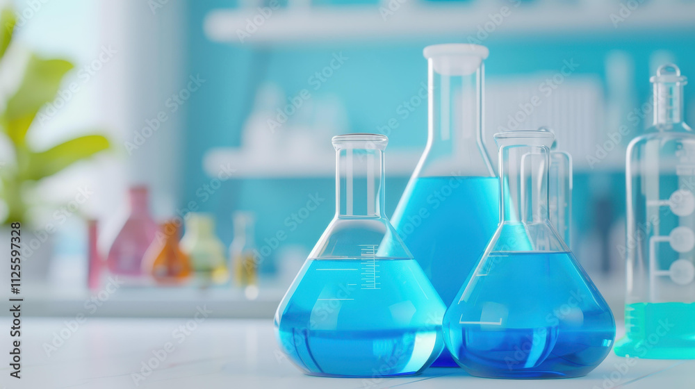 Explore the dynamic world of chemistry lab experiments featuring vibrant blue glassware and innovative biotech research. Explore the dynamic world of chemistry lab experiments featuring vibrant blue glassware and innovative biotech research.