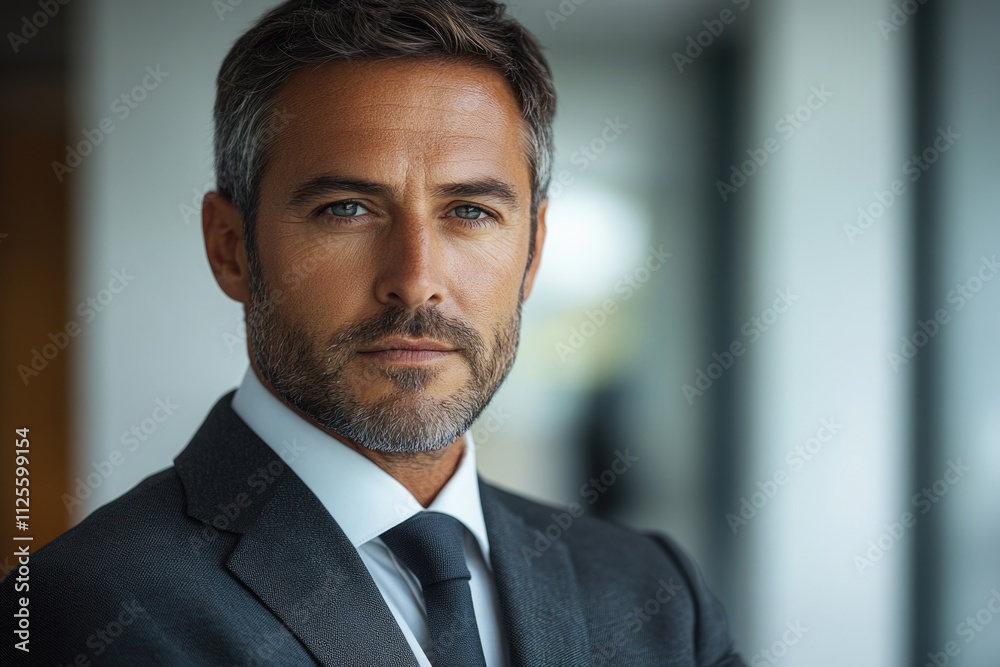 A man wearing a suit and tie poses for a photo shoot A man wearing a suit and tie poses for a photo shoot