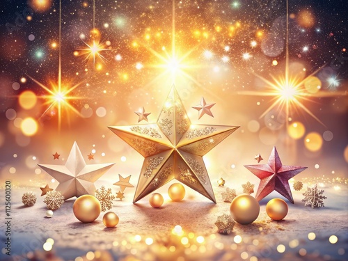 A collection of twinkling star vector icons featuring sparkling Christmas symbols, radiant bursts, and decorative illustrations perfect for seasonal celebrations and design projects.