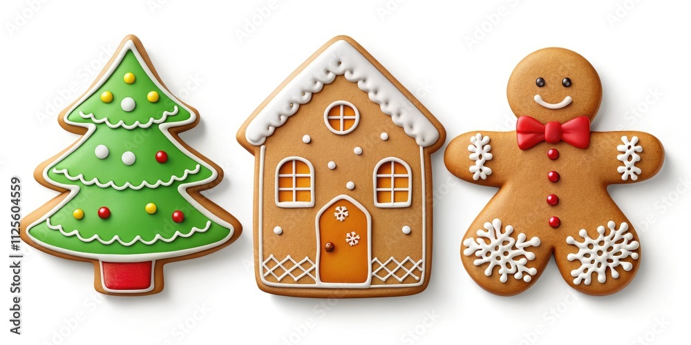 a mitten, a man, a snowflake, a tree, and a house set against a white background for festive decoration. a mitten, a man, a snowflake, a tree, and a house set against a white background for festive decoration.