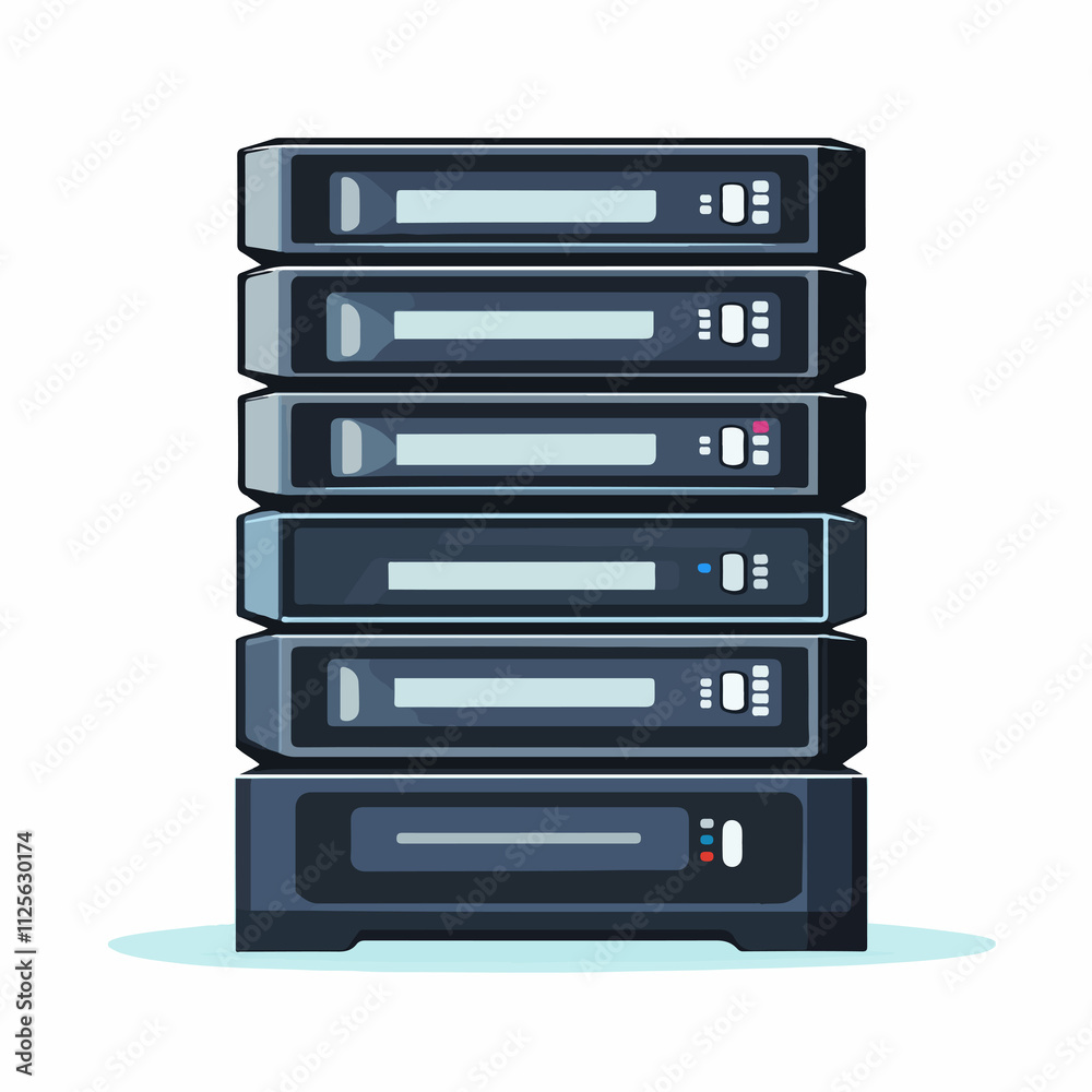 Illustration of upload server website for data sharing and storage Illustration of upload server website for data sharing and storage