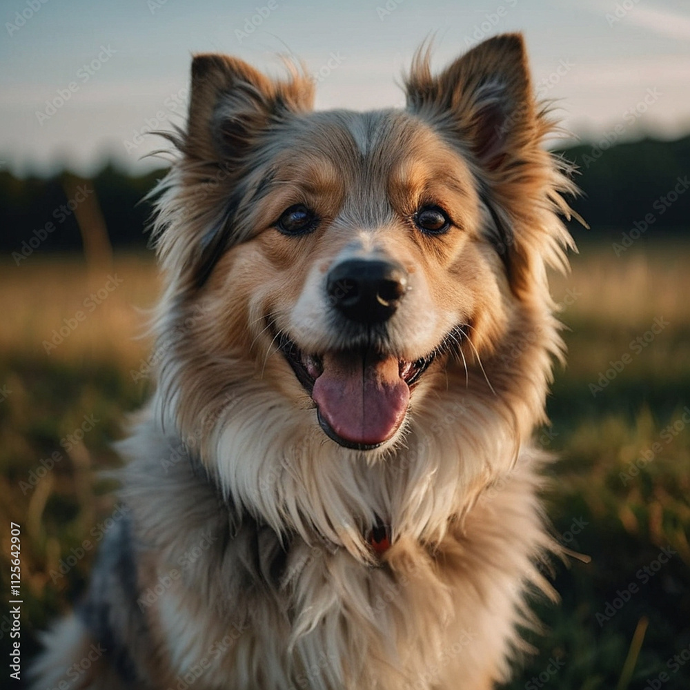 Icelandic Sheepdog in a Natural Environment Icelandic Sheepdog in a Natural Environment