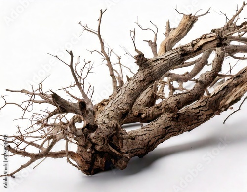 Twisted and gnarled tree branches, adding an element of nature to any design. photo