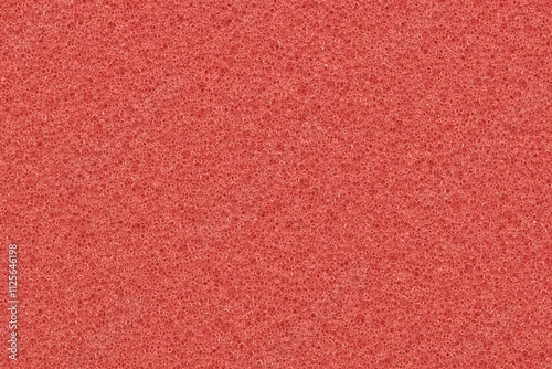 Watermelon pink foam background one color porous sponge packing material.	