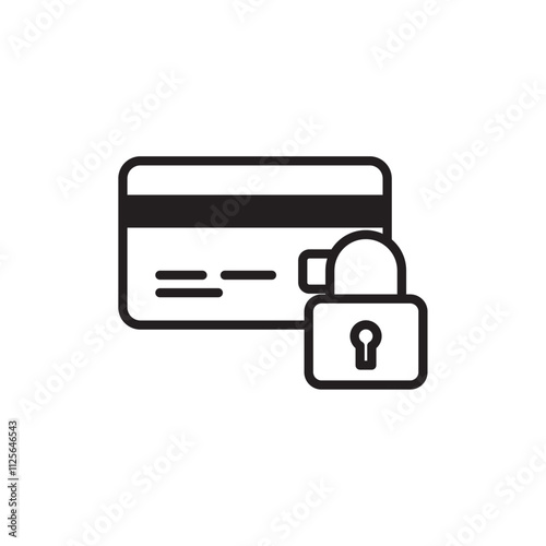 Credit limit icon Black and white logo
