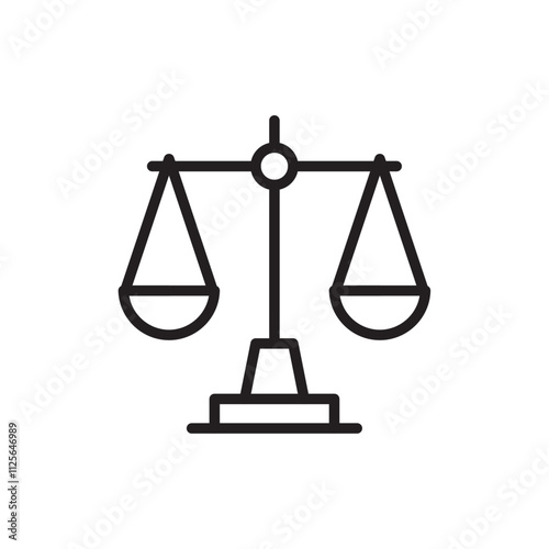 Ethics icon Black and white logo