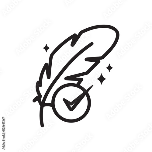 Hypoallergenic tested icon Black and white logo
