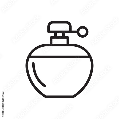 Parfum icon Black and white logo