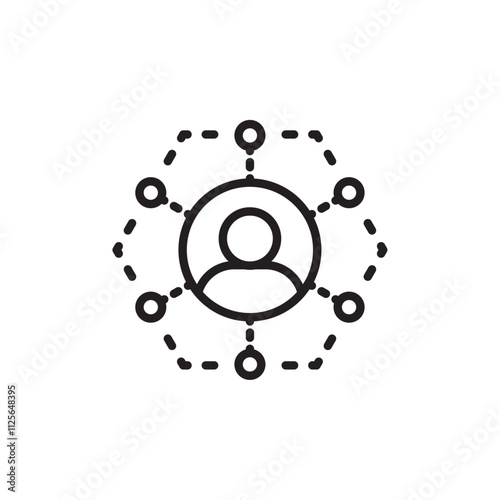 Skills set icon Black and white logo
