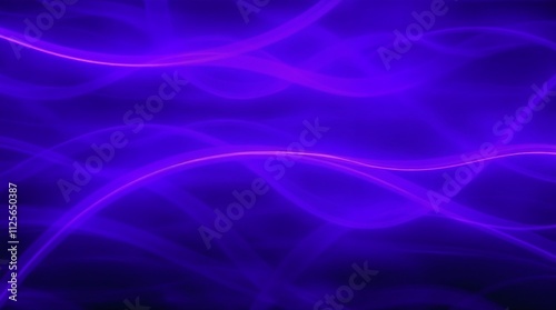 Wallpaper Mural Intricate ultraviolet curves, fluorescent glow, bright purple, artistic Torontodigital.ca