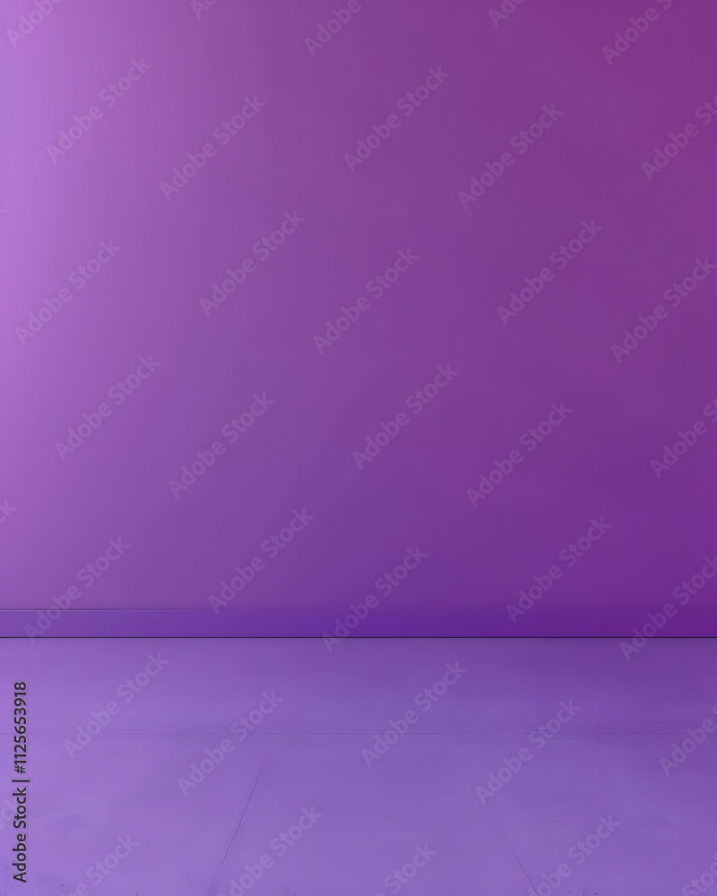 A minimalist purple background with a smooth floor, ideal for presentations or displays. A minimalist purple background with a smooth floor, ideal for presentations or displays.