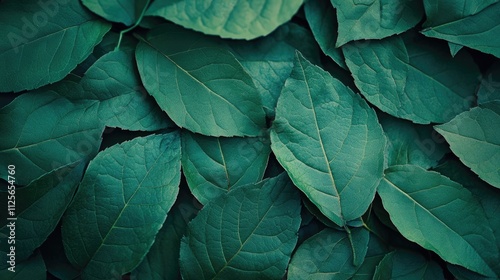 Green leaf background close up view. Nature foliage abstract. Beautifule leave texture