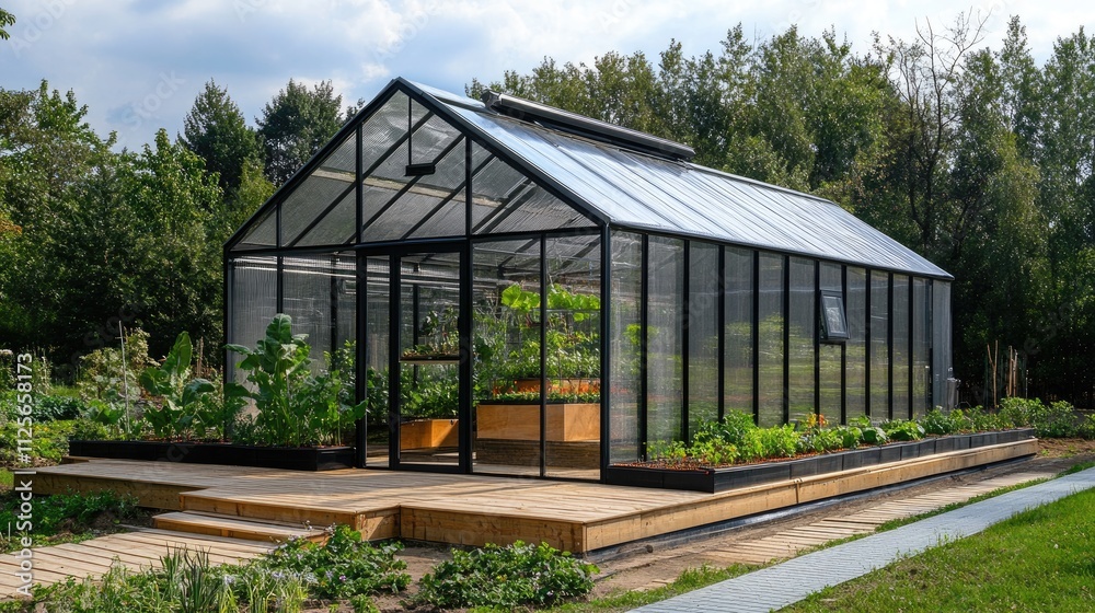 Greenhouse for growing vegetables with hydroponics Greenhouse for growing vegetables with hydroponics