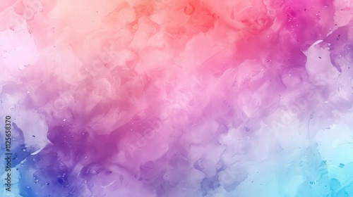 Abstract Pastel Watercolor Paint Swirl Background