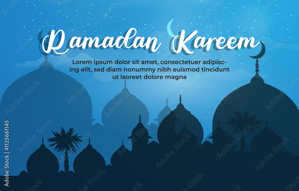 ramadan kareem 2025 template banner with beautiful islamic ornament with blue background design 057 ramadan kareem 2025 template banner with beautiful islamic ornament with blue background design 057