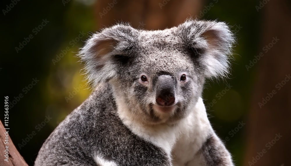 A captivating close-up portrait of a koala, highlighting its soft fur and endearing expression. This image captures the beauty of Australian wildlife. A captivating close-up portrait of a koala, highlighting its soft fur and endearing expression. This image captures the beauty of Australian wildlife.