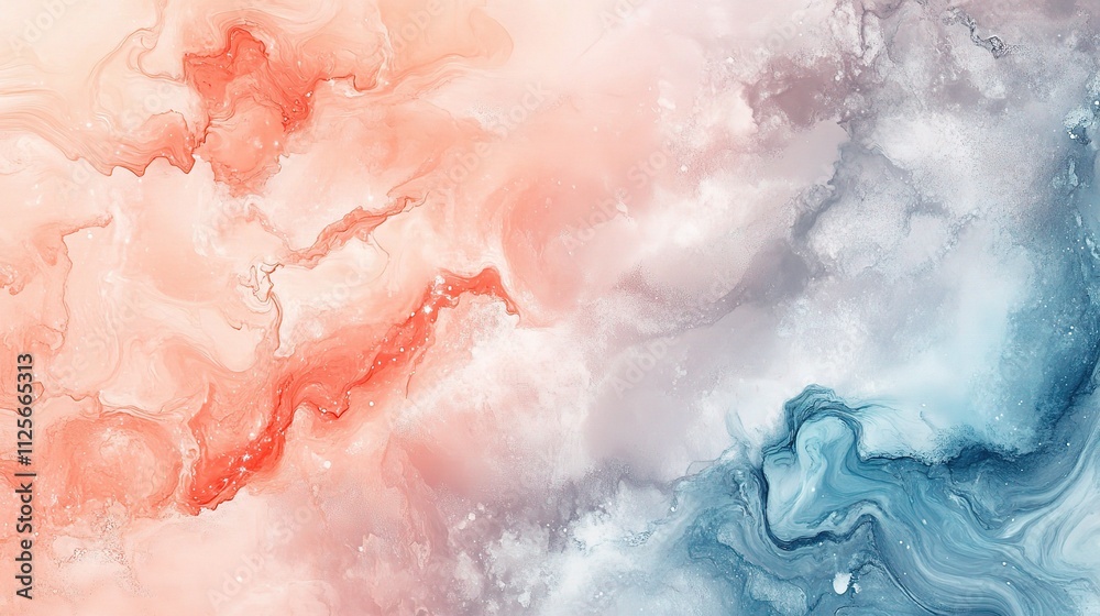 Obraz premium Soft Watercolor Galaxy Texture with Gentle Swirls and Blends