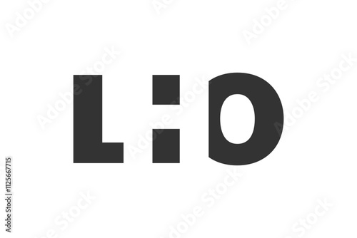 LHO logo design. Initial letter L H O bold font style for tech startups, consulting, corporate branding. Creative company name, headlines typography identity, trendy logotype.
