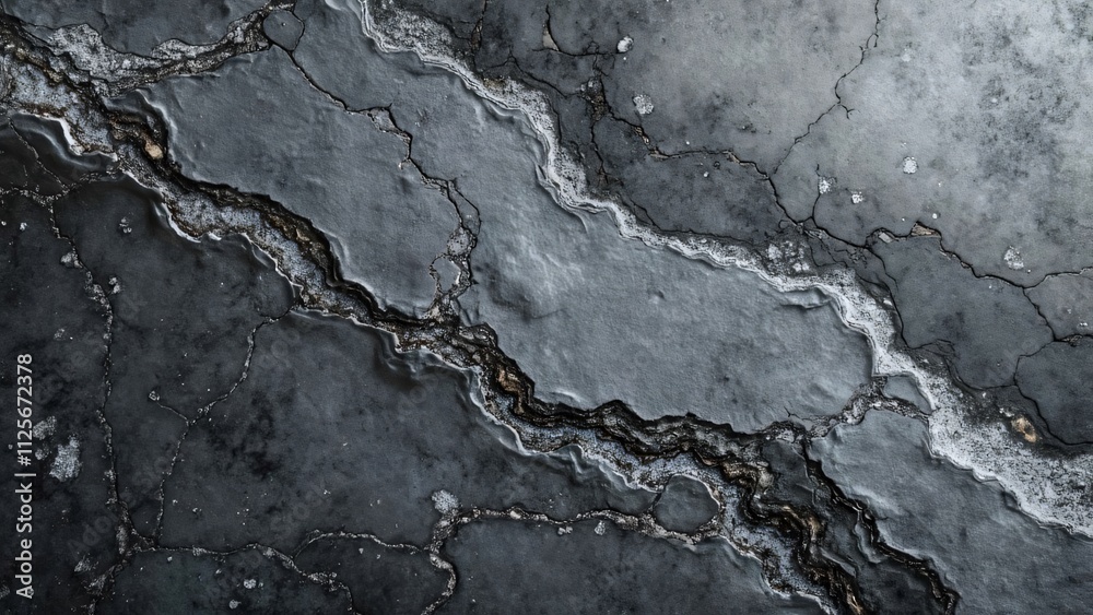 Dramatic Granite Texture, Detailed Crystals & Minerals Dramatic Granite Texture, Detailed Crystals & Minerals