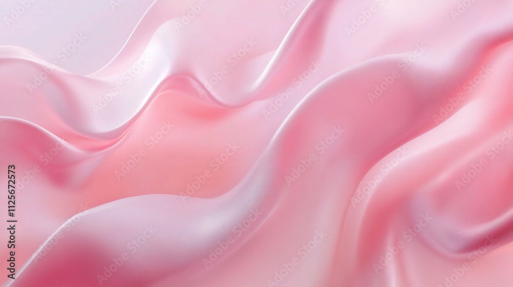 Fototapeta premium Soft Blush Pink Gradient Background with Glowing Effect