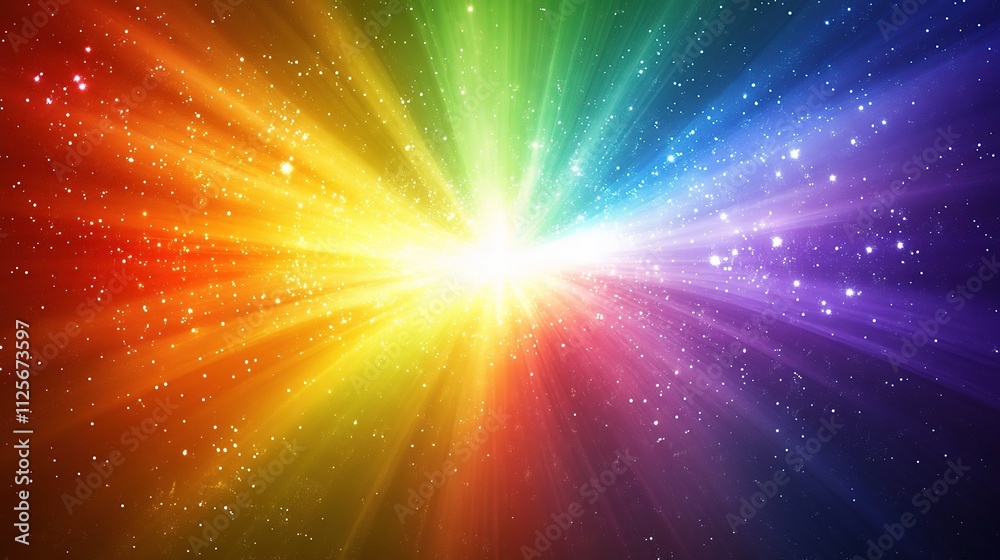Abstract Rainbow Gradient Design with Soft Transition Effects Abstract Rainbow Gradient Design with Soft Transition Effects