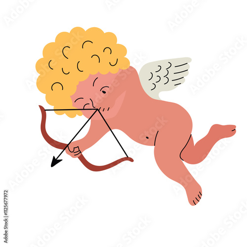 Cupid icon clipart avatar logotype isolated illustration