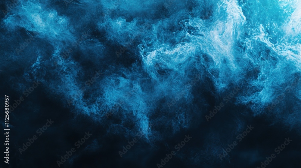 Obraz premium Abstract Dark Blue Organic Fluid Background for Creative Designs