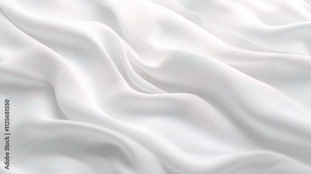 Obraz premium Subtle Gradients on Crisp White Background with Flowing Textures