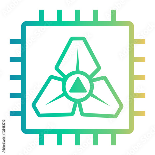 lander Line Gradient Icon