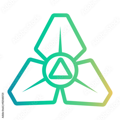 lander Line Gradient Icon